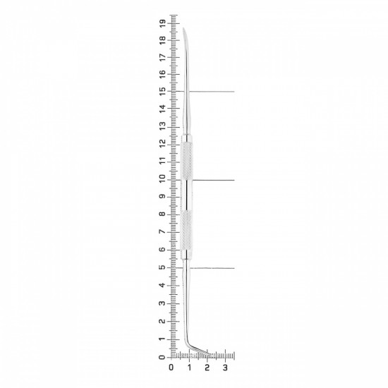 Распатор Freer, 18,5 см, 6,5-6,0мм