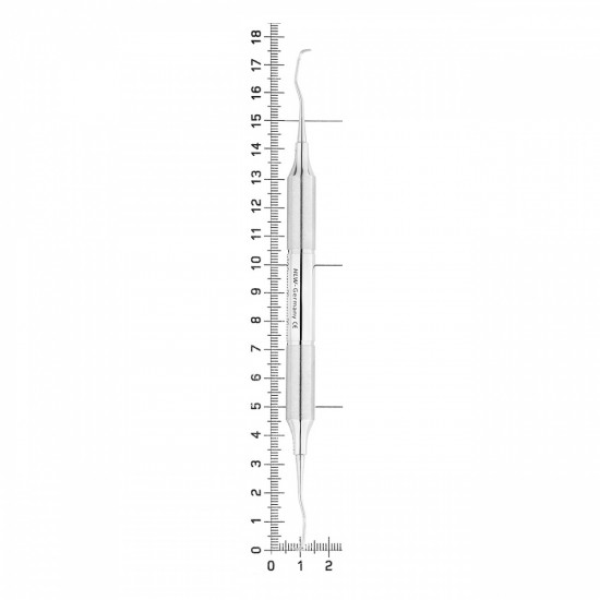 Кюрета парадонтологическая Gracey, форма 1/2, ручка DELUXE, диаметр 10 мм