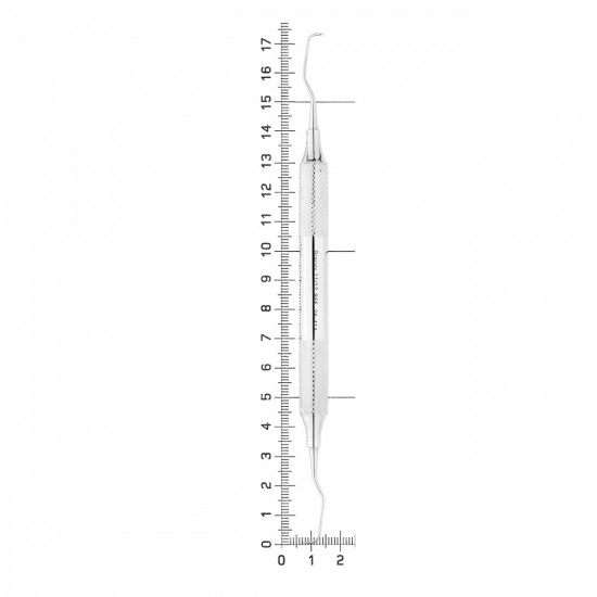 Кюрета парадонтологическая Gracey, форма 11/12, ручка CLASSIC, диаметр 10 мм
