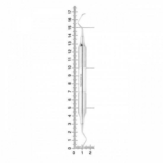 Кюрета парадонтологическая Gracey, форма 9/10, ручка DELUXE, диаметр 10 мм