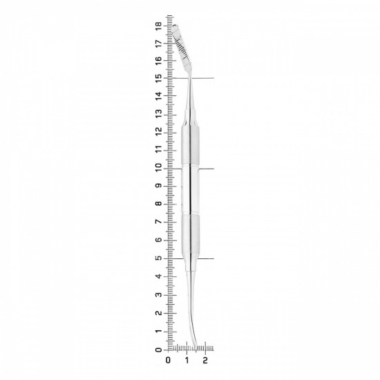 Распатор Prichard c градуированной частью, ручка DELUXE, диаметр 10 мм, 4,0 мм