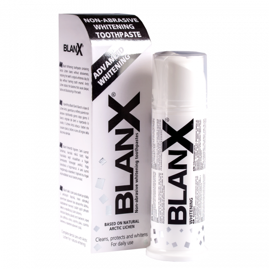 Зубная паста BlanX Advanced Whitening отбеливающая, 75 мл.