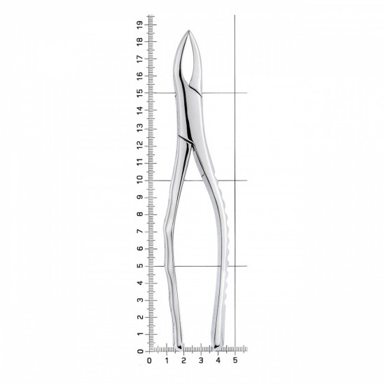 Щипцы для удаления зубов верхнего и нижнего корневого фрагмента