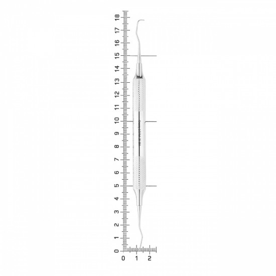 Кюрета парадонтологическая Gracey, форма 1/2, ручка CLASSIC, диаметр 10 мм