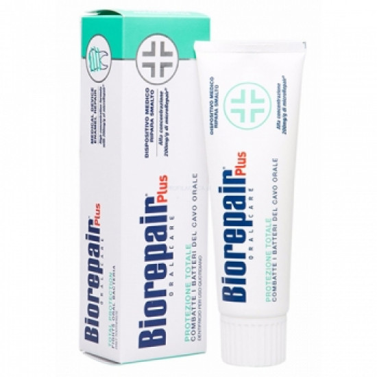 Зубная паста Biorepair Total Protection Plus для комплексной защиты полости рта, 75мл