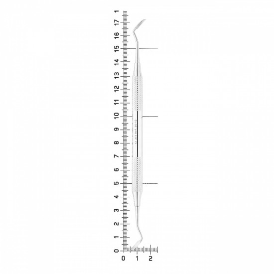 Скейлер парадонтологический, форма Cl 2/3, ручка диаметр 8 мм
