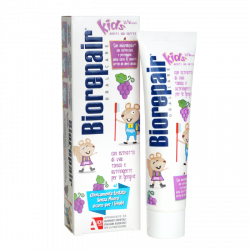 Зубная паста Biorepair Kids Grape с экстрактом винограда для детей от 0 до 6 лет, 50 мл.