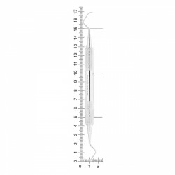 Кюрета парадонтологическая Gracey, форма 9/10, ручка CLASSIC, диаметр 10 мм