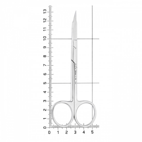 Ножницы хирургические изогнутые Goldmann-Fox, 125 мм