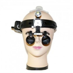 Комплект :Лупы бинокулярные (шлем) Optic x2,5-420HL-3
