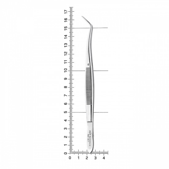 Пинцет стоматологический изогнутый Meriam, 160 мм