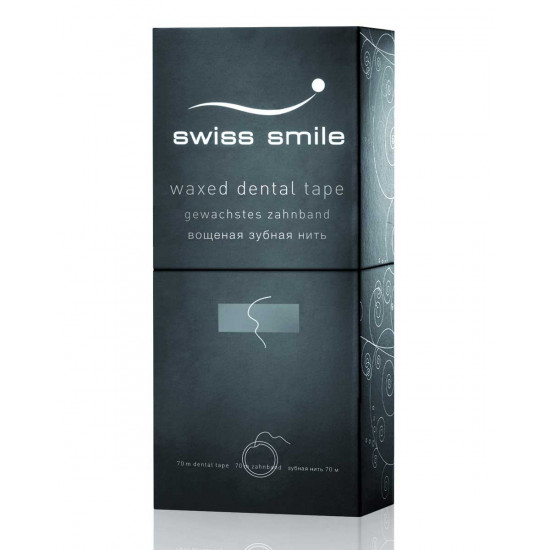 Зубная лента Swiss Smile вощеная, Базель (Basel)